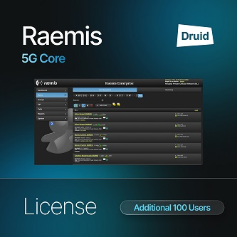 RAEMIS-USER-1Y-100U Raemis 5G Core 100 User Lic