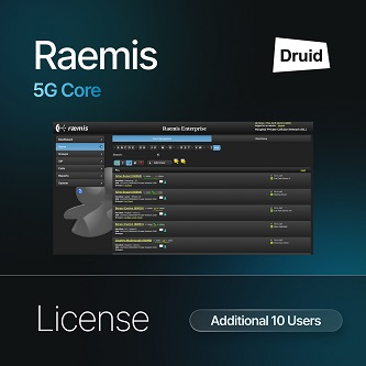 RAEMIS-USER-1Y-10U Raemis 5G Core 10 User Lic