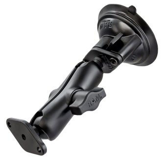 RAM-B-166U RAM Twist Lock Suction Cup w/ Double Socket Arm -SEE NOTES- RAM MOUNT, ACCESSORY, CRADLE PLATE SUCTION MOUNT RAM-B-166U RAM MOUNT, UNPKD RAM SUCTION MOUNT TWIST LOCK ACCESSORY KIT;RAM WINDSHIELD KIT 1" TC75, RAM Twist Lock Suction Cup with Double Socket Arm and Diamond Base  Adapter; Overall Length: 6.75inch. TC75, RAM Twist Lock Suction Cup with Double Socket Arm and Diamond Base   Adapter; Overall Length: 6.75inch. TC75, RAM Twist Lock Suction Cup with Double Socket Arm and Diamond Base    Adapter; Overall Length: 6.75inch.<br />RAM WINDSHIELD SUCTION CUP MOUNT KIT<br />1IN ACCS KIT RAM WINDSHIELD KIT