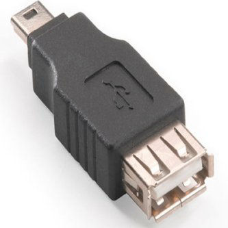 RDUYS08220007 ADAPTER:USB MINI A TO USB A,   FEM,BLK MOTOROLA USB ADAPTER FOR WT4090 CRADLE PUTS TERMINAL IN HOST MODE FOR USE W/USB Adapter (USB Mini A to USB A, Female, Black) MOTOROLA, USB ADAPTER FOR WT4090 CRADLE, PUTS TERMINAL IN HOST MODE FOR USE WITH USB MOUSE OR KEYBOARD ZEBRA ENTERPRISE, USB ADAPTER FOR WT4090 AND WT41N0 CRADLE, PUTS TERMINAL IN HOST MODE FOR USE WITH USB MOUSE OR KEYBOARD   ADAPTER USB MINI A>USB A FEM BLACK ADAPTER USB MINI AUSB A FEM BLACK ADAPTER:USB MINI A TO USB A, FEM,BLK. ZEBRA EVM, USB ADAPTER FOR WT4090 AND WT41N0 CRADLE, PUTS TERMINAL IN HOST MODE FOR USE WITH USB MOUSE OR KEYBOARD WT4, Adapter used to connect USB hub, keyboard, or mouse to WT4090 single-slot USB cradle CRD4000-1000UR.  This adapter has a USB mini A connector to USB A Female connector.  This puts the terminal into host mode, allowing one to use a mouse or keyboard with the terminal.<br />ZEBRA EVM, USB ADAPTER FOR WT4090 AND WT41N0 CRADLE, PUTS TERMINAL IN HOST MODE FOR USE WITH USB MOUSE OR KEYBOARD, DISCONTINUED