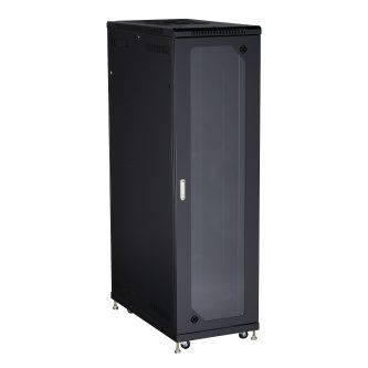 RM2650A 42U SPLT R DR CAB 24"W X 42"D TEMP GLASS