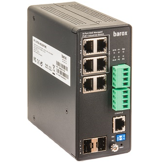 RY-LPIGE-602GBTME Switch,DIN,DMS,GE:2xTX+4xPoEat+2xSFP,ETp