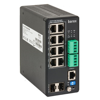 RY-LPITE-802GBTME Switch,DIN,DMS,GE:8xPoEbt+2xSFP,ExtTmp