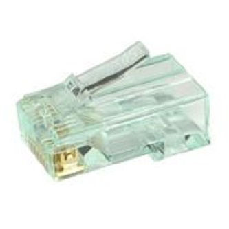 S45-1600 Cat6 PassThru RJ45 GRN 100pc