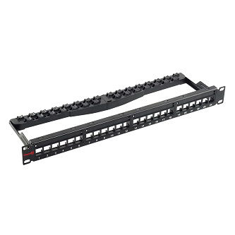 S45-2024U 24 port patch panel, Unloaded