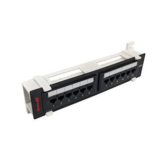 S45-2612 12port Cat6 patch panel, loaded