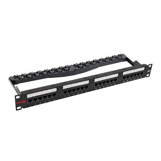 S45-2624 48port Cat6 patch panel, loaded<br />24port Cat6 patch panel, loaded