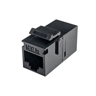S45-3250B Cat5E Blk Keystone Cplr-1ea/Bag