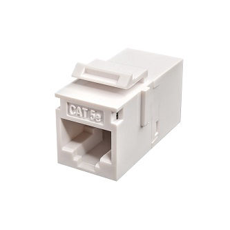 S45-3250W Cat5E Wht Keystone Cplr-1ea/Bag