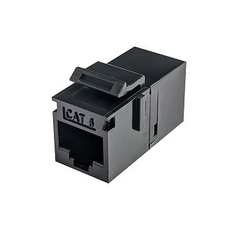 S45-3260B Cat6 Blk Keystone Cplr 1ea/Bag