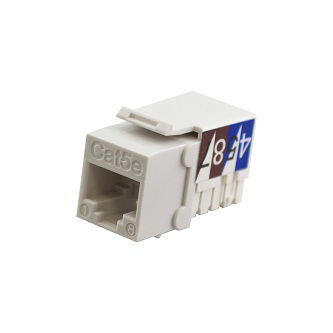 S45-3590W Cat5e Wht 110 Keystone-1ea/bag