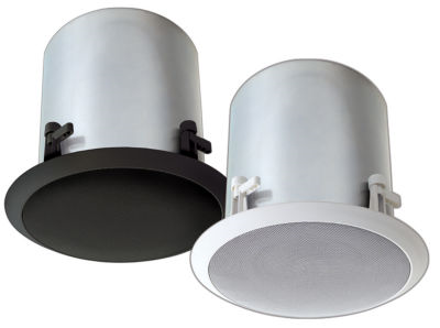 S810T725PG8UVK S810 Ceiling Speaker (with Bright White Grill and Volume Control) 8" Cone Speaker (S810) pre-assembled onto 13" steel ceiling grille in bright white (PG8U) with volume control knob