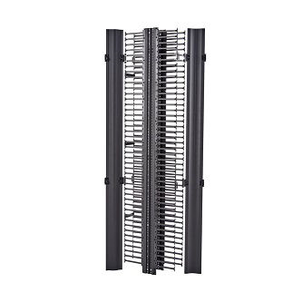 SB86083D084FB VT CABLE MANAGER DUAL SIDED 3- X 84- BLK TWO POST RACK ACCESSORIES DOUBLE-SIDED CABLE MANAGER FOR TWO VT CABLE MANAGER DUAL SIDED 3"X 84" BLK