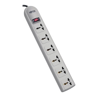 SUPER6OMNIB Intl Surge 6 Universal Outlets B<br />230V 6-Universal Outlet Surge Protector