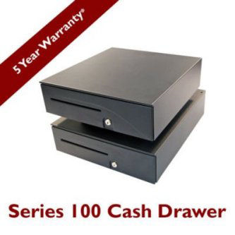 T320-BL1616-C Series 100 Cash Drawer (Adjustable Media Slot, 320 MultiPRO Interface, 16 Inch x 16 Inch with Coin Roll Storage Till) - Color: Black Series 100 Cash Drawer (Adjustable Media Slot, 320 MultiPRO Interface, 16 Inch x 16 Inch with Coin Roll Storage) - Color: Black   S100 BLACK W/ MEDIA SLOTS APG 100 Heavy Duty Cash Drwr. S100 PRINTER DRAWER CABLE REQ BLACK 16X16 SIZE 5BILLX5COIN TILL APG, S100, HEAVY DUTY CASH DRAWER, MULTIPRO 24V, BLACK, 16X16, ADJUSTABLE DUAL MEDIA SLOTS, FIXED 5X5 TILL COIN ROLL STORAGE, REQUIRES CABLE