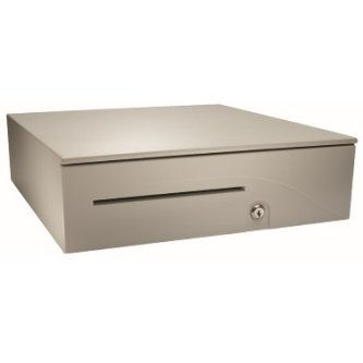 T320-CW1616 Series 100 Cash Drawer (Adjustable Media Slot, 320 MultiPRO Interface and 16 Inch x 16 Inch) - Color: Cloud White APG 100 C-DRWR MULTI 24V (REQ.CBL) 5 COIN CW APG, S100, HEAVY DUTY CASH DRAWER, MULTIPRO 24V, WHITE, 16X16, ADJUSTABLE DUAL MEDIA SLOTS, FIXED 5X5 TILL, REQUIRES CABLE S100 DRAWER 16X16 WHITE 24V CLD 5 BILL 5 COIN CABLE REQ   S100, CLOUD WHITE,16 X 16" W/MEDIA SLOT, APG 100 Heavy Duty Cash Drwr. S100, CLOUD WHITE,16 X 16" W/MEDIA SLOT, 320 MULTIPRO INT