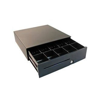 T520-BL1616 Series 100 Cash Drawer (Adjustable Media Slot, 520 MultiPRO Interface and 16 Inch x 16 Inch) - Color: Black  S100, 12V/24V MULTIPRO, BLACKSIZE 16" X APG 100 Heavy Duty Cash Drwr. APG, S100, CASH DRAWER 16X16 520 INTERFACE, BLACK