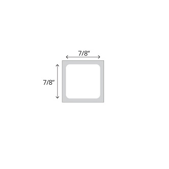 TD3-1-7878 CODE, PDC CONSUMABLES, DIRECT THERMAL PAPER LABEL, 7/8" X 7/8", 1" CORE, 3" OD, PERF, PERMANENT ADHESIVE, WHITE, 4 ROLLS PER BOX<br />SAFEGUARD THERM SLIDE LABELS 1-ACROSS 7/<br />PDC Safeguard Thermal Slide (3" Core)<br />PDC SafeGuard Direct Thermal Slide Labe<br />PDC SafeGuard DT Slide 3" Core