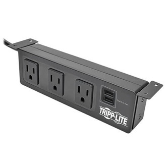 TLP310USBS Tripp Lite 3 Outlet Surge Protector 2USB