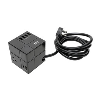 TLP366CUBEUSBB Surge Protector Power Cube 3-O