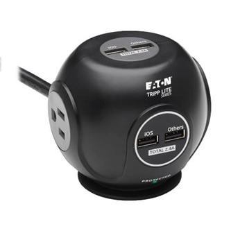 TLP38UAM SURGE PROTECTOR 3-OUTLET 4 USB