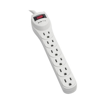 TLP602 TRIPP-LITE SURGE ENTRY LEVEL TRIPP-LITE, SURGE PROTECTOR/SUPPRESSOR 6 OUTLETS 2" CORD 750 JOULES, HOLDS 3 TRANSFORMERS<br />Surge Protector Power Strip 12