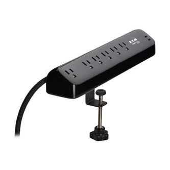 TLP610U30CLAMPB TRIPP 6-OUT SURGE 2 USB-C 900J CLAMP