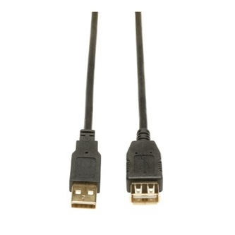 U024-003 3FT USB GOLD AA EXT CBL