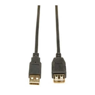 U024-006 6FT USB GOLD AA EXT CBL