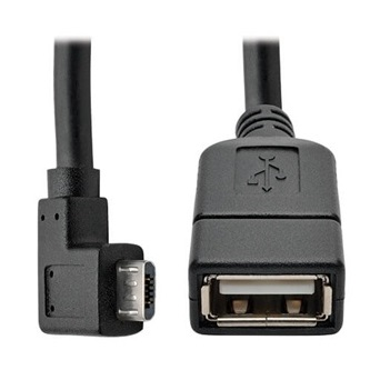 U052-06N-RA 6" Micro USB-B to USB OTG Adap