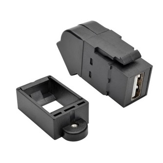 U060-000-KPA-BK USB 2.0 Keystone Panel Mount C