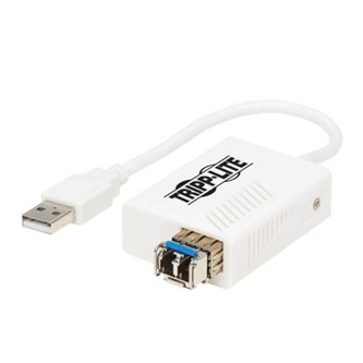 U236-MMF-LC USB 2.0 Ethernet NIC Adapter,White,FX,LC
