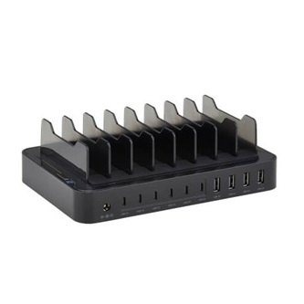 U280-010-ST6C4A 10-Port USB Charging Station w/ Brackets