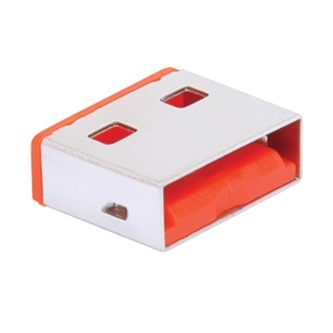 U2BLOCK-A10-RD USB-A Port Blockers, Red, Comp