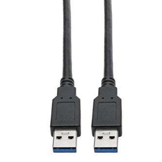 U325-006 6FT BLK SSPD USB3 A-A,M/M