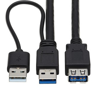 U330-10M-1 USB EXT REPEATER CABLE M/F 10M