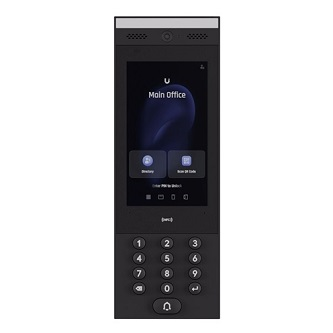 UA-INTERCOM Indoor/outdoor intercom terminal for man