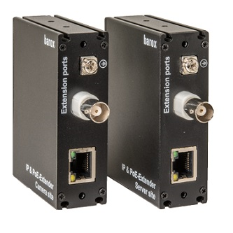 UP-EXT-SET IP/PoE extender, 100Mb UTP/COAX, 300m