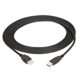 USB05E-0010 USB2 EXT CBL TY-A M TO TY-A F BK 10FT