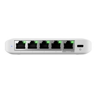 USW-FLEX-2-5G-5 5-port 2.5G switch powered by PoE/USB-C