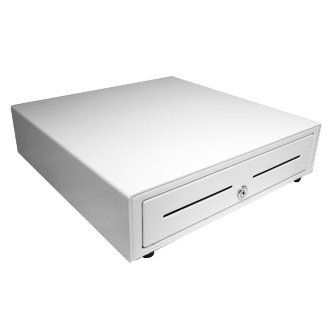 VB320-AW1616 Vasario Series,White,w/ media slots,320 MultiPro interface Vasario Cash Drawer (with Media Slots, 320 MultiPRO Interface and 16 Inch x 16 Inch) - Color: White VASARIO PRNT DRAWER CABLE REQD WHITE 16X16 5 BILL 5 COIN TILL   Vasario Series,White,w/ mediaslots,320 M APG Vasario Cash Drawers APG, VASARIO, CASH DRAWER, 320 MULTIPRO INTERFACE, ALL WHITE, 16X16
