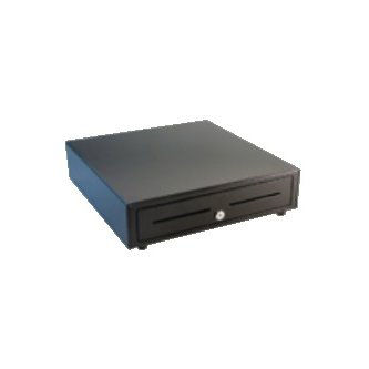 VB420-BL1616 Vasario Cash Drawer (Painted Front with Dual Media Slots, 420 MultiPROII 12V Interface, 16 Inch x 16 Inch and B2 Till) - Color: Black   VASARIO 12V DRAWER, BLACK, W/MEDIASLOTS, APG Vasario Cash Drawers VASARIO 12V DRAWER, BLACK, W/ MEDIASLOTS, & 5BILLX5COIN TILL APG, VASARIO SERIES, STANDARD-DUTY CASH DRAWER, MULTIPRO 12V, BLACK, PAINTED FRONT, 16X16, DUAL MEDIA SLOTS, FIXED 5X5 TILL, REQUIRES CABLE