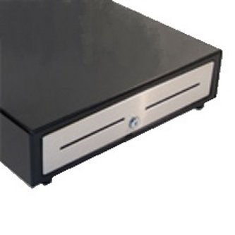 VBS320-BL1616 Vasario Cash Drawer (Steel Front with Dual Media Slots, 320 MultiPRO Interface, 16 Inch x 16 Inch) - Color: Black APG VASARIO C-DRWR C STNLS ( REQ.CBL) 5 BK APG, VASARIO SERIES, STANDARD-DUTY CASH DRAWER, MULTIPRO 24V, BLACK, STAINLESS STEEL FRONT, 16X16, DUAL MEDIA SLOTS, FIXED 5X5 TILL, REQUIRES CABLE VASARIO DRAWER 16X16 BLK 24V 5BILL 5COIN TILL CABLE REQ   VASARIO STEEL FRONT, BLACK W/MEDIA SLOTS APG Vasario Cash Drawers VASARIO STEEL FRONT, BLACK W/MEDIA SLOTS 320 MULTIPRO INT