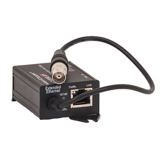 VI-COAX-2400A COAX Exdr,Mini,100MB:1xPoEat o COAX,Etp