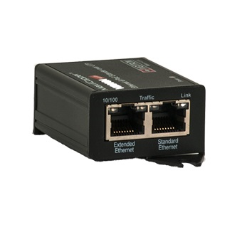 VI-UTP-2300A UTP Extdr,Mini,100MB:1xPoEat o UTP,ExTp