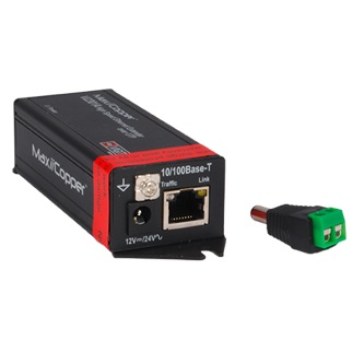 VI-UTP-2301A UTP Extdr,Tbl,100MB:1xPoEat o UTP,ExTp