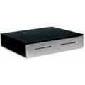 JB484A-BL1816-C-A8 Series 4000 Cash Drawer (Painted Front with Dual Media Slots, 484A SerialPRO II Interface, 18 Inch x 16 Inch and Keyed Alike A8) - Color: Black
