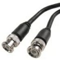BNC-1300-06 BNC-1300 Coaxial Cable (6 Feet, Male to Male, 75 Ohm) - Color: Black