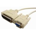 PCM-1400-06 PCM-1400 Printer Cable (6 Feet, AT Serial, DB9 Female-DB25 Male) - Color: Beige