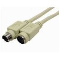 PCM-2500-25 External PS-2 Cable (25 Feet, Keyboard, Mouse, MiniDin6 Male-Female)